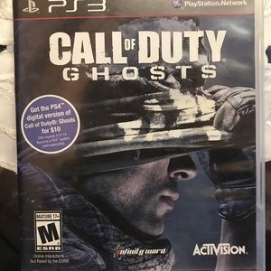 PS3 Call of Duty Ghost Game ActiVision